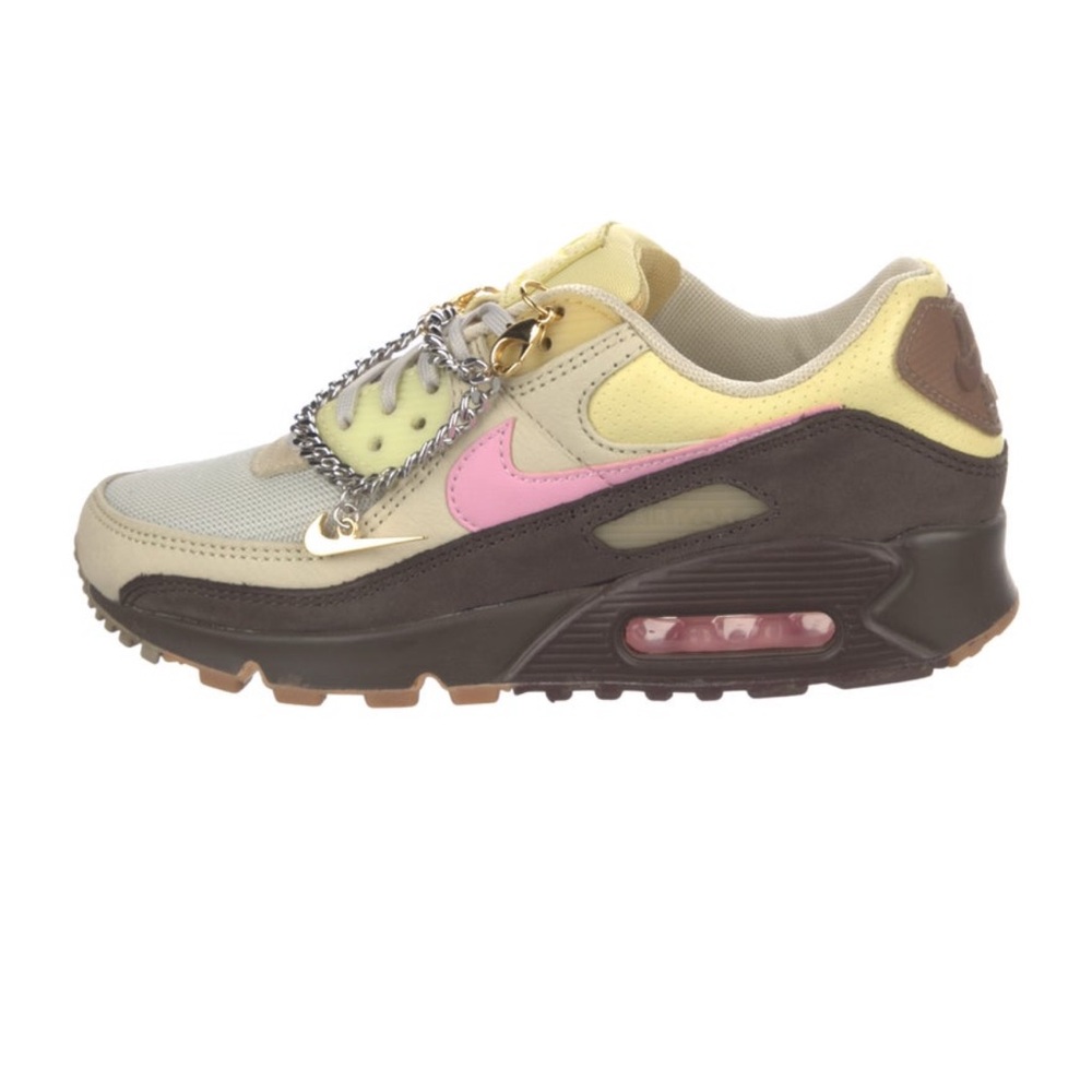 GUC NIKE AIR MAX 90 LEATHER SNEAKERS WITH CHARMS